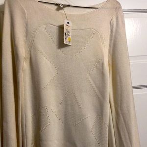 Helmet Lang white / cream size s new sweater